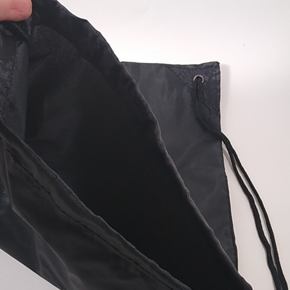 2 Bag Drawstring Blacks Outer Pocket Unisex - Picture 5 of 7